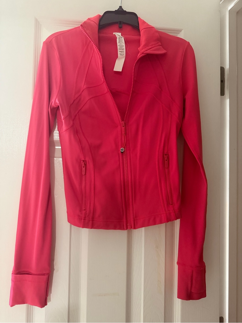 Lululemon define cropped Zip-Front Active Jacket glaze pink